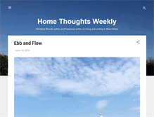 Tablet Screenshot of homethoughtsweekly.blogspot.com