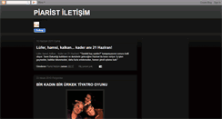 Desktop Screenshot of piaristiletisim.blogspot.com