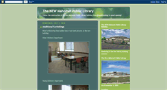 Desktop Screenshot of newmahometpubliclibrary.blogspot.com