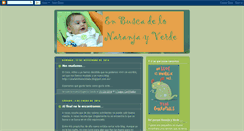 Desktop Screenshot of buscandolonaranjayverde.blogspot.com