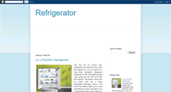 Desktop Screenshot of newmodelrefrigeratores.blogspot.com