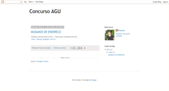Desktop Screenshot of concursoagu.blogspot.com
