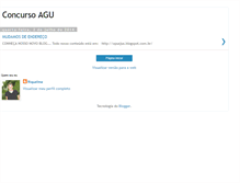 Tablet Screenshot of concursoagu.blogspot.com