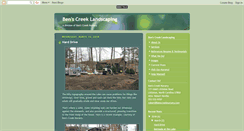 Desktop Screenshot of benscreeklandscaping.blogspot.com