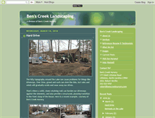 Tablet Screenshot of benscreeklandscaping.blogspot.com