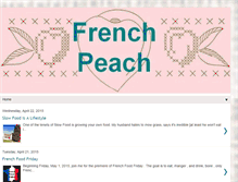 Tablet Screenshot of frenchpeach.blogspot.com