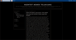 Desktop Screenshot of ngentot-memek-telanjang.blogspot.com