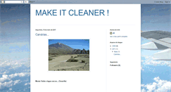 Desktop Screenshot of makeitcleaner.blogspot.com