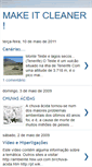 Mobile Screenshot of makeitcleaner.blogspot.com