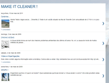 Tablet Screenshot of makeitcleaner.blogspot.com