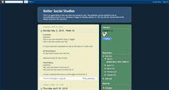 Desktop Screenshot of kellersocialstudies.blogspot.com