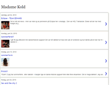 Tablet Screenshot of madamekold.blogspot.com