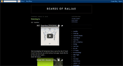 Desktop Screenshot of beardsofraljax.blogspot.com