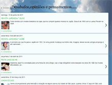 Tablet Screenshot of desabafosopinioesepensamentos.blogspot.com