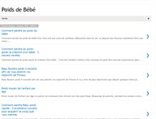 Tablet Screenshot of poidsdebebe.blogspot.com