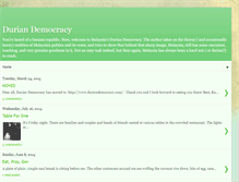 Tablet Screenshot of duriandemocracy.blogspot.com