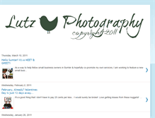 Tablet Screenshot of lutzphotography.blogspot.com