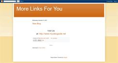 Desktop Screenshot of morelinksforyou.blogspot.com