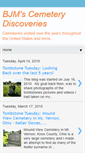 Mobile Screenshot of bjmcemeterydiscoveries.blogspot.com