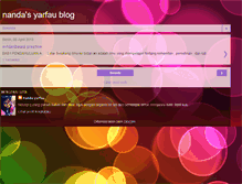 Tablet Screenshot of nandamaryasafitriyarfau.blogspot.com