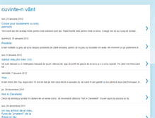 Tablet Screenshot of cuvinte-n-vant.blogspot.com