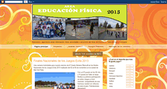 Desktop Screenshot of educacionfisicavalcheta.blogspot.com