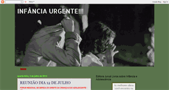 Desktop Screenshot of infanciaurgente.blogspot.com