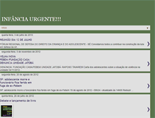 Tablet Screenshot of infanciaurgente.blogspot.com