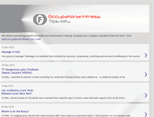 Tablet Screenshot of occupational-fitness.blogspot.com