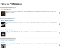 Tablet Screenshot of hansens-photography.blogspot.com