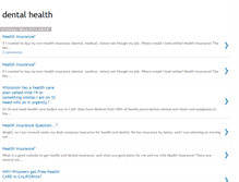 Tablet Screenshot of 4dental-health.blogspot.com