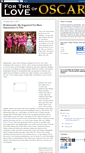 Mobile Screenshot of fortheloveofoscar.blogspot.com