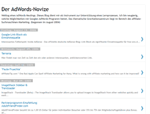 Tablet Screenshot of google-adwords.blogspot.com
