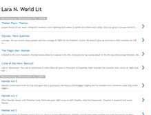 Tablet Screenshot of laranworldlit.blogspot.com