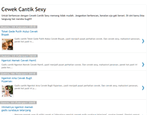 Tablet Screenshot of cewek-cantik-sexy.blogspot.com