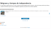 Tablet Screenshot of belgranoytiemposdeindependencia.blogspot.com