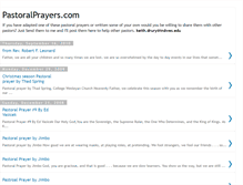 Tablet Screenshot of pastoralprayers.blogspot.com
