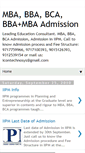 Mobile Screenshot of mbaadmissiondelhi.blogspot.com