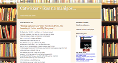 Desktop Screenshot of catwizkers.blogspot.com