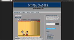 Desktop Screenshot of ninjagamesonline.blogspot.com