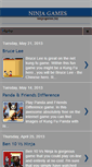 Mobile Screenshot of ninjagamesonline.blogspot.com