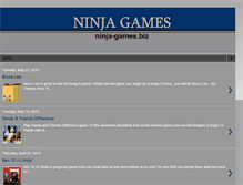 Tablet Screenshot of ninjagamesonline.blogspot.com