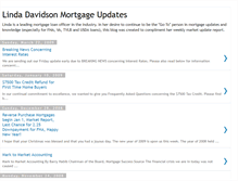 Tablet Screenshot of lindadavidsonmortgage.blogspot.com