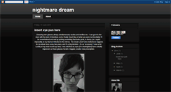 Desktop Screenshot of nightmarexdream.blogspot.com