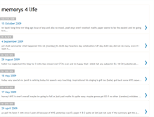 Tablet Screenshot of memorys-4-life.blogspot.com
