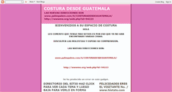 Desktop Screenshot of costuradesdeguatemala.blogspot.com