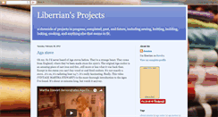 Desktop Screenshot of liberriansprojects.blogspot.com