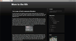 Desktop Screenshot of momtothe6th.blogspot.com
