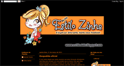 Desktop Screenshot of estilozinha.blogspot.com