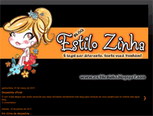 Tablet Screenshot of estilozinha.blogspot.com